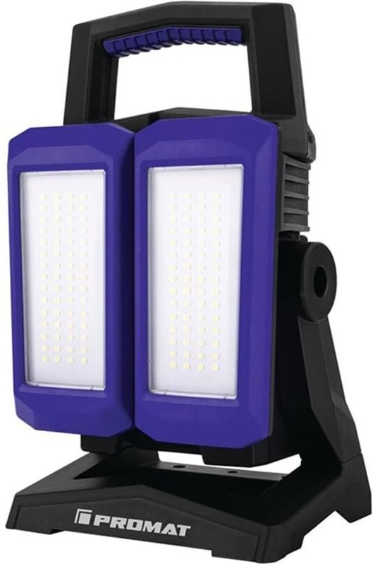 Promat - LED-Strahler 50W 800-4500 lm mit Li-Ion Akku 5200 mAh 14,8 v IP54