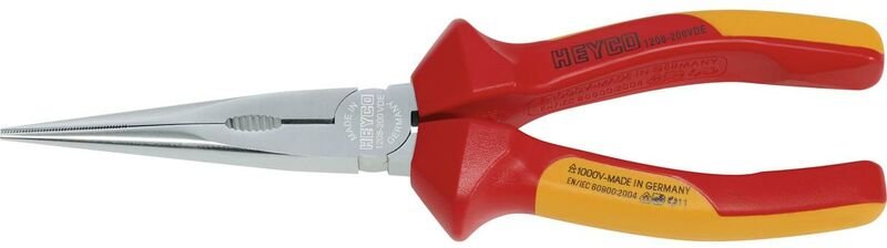 01208020088 VDE Flachrundzangen, gerade