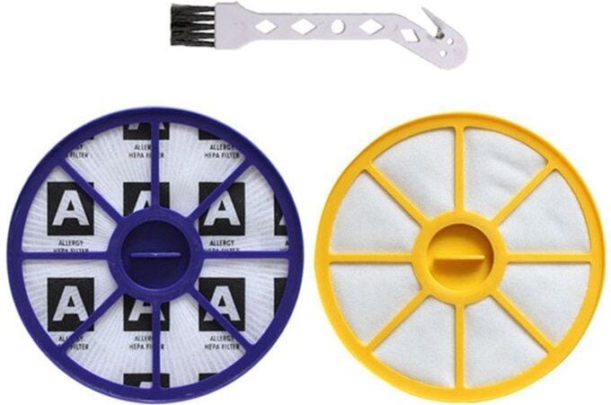 HEPA-Filtersatz vorne und hinten für DC05 DC08 DC15 DC19 DC20 DC21, Ersatz für den oberen und unteren Motor des Allergie...