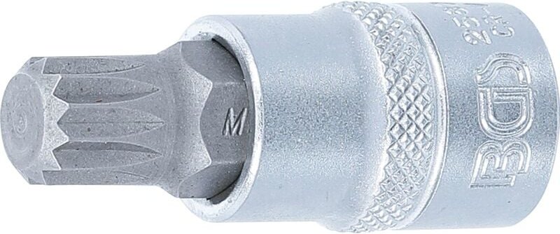 Bgs Technic - Bit-Einsatz Antrieb Innenvierkant 10 mm (3/8') Innenvielzahn (für xzn) M12