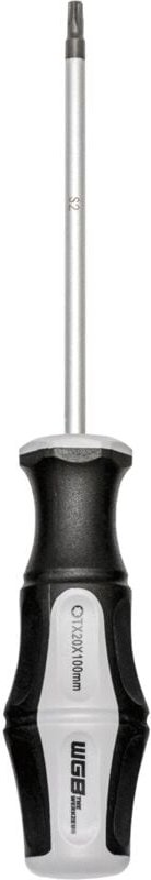 Schraubendreher Torx - Schraubenzieher TX20 Klingenlänge 100mm mit 2K-Griff, Stahl - WGB