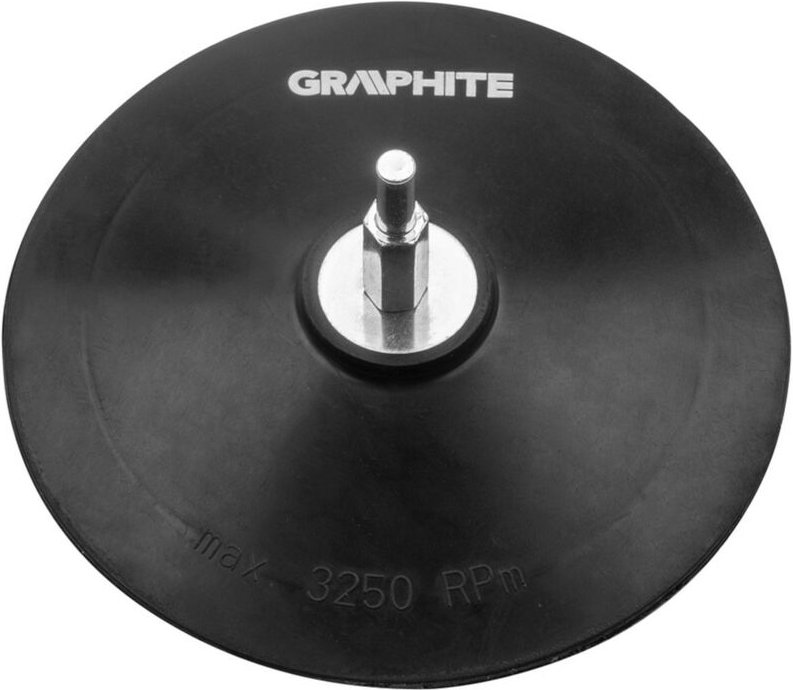 125 mm Schleifteller mit Klettverschluss, Stützteller