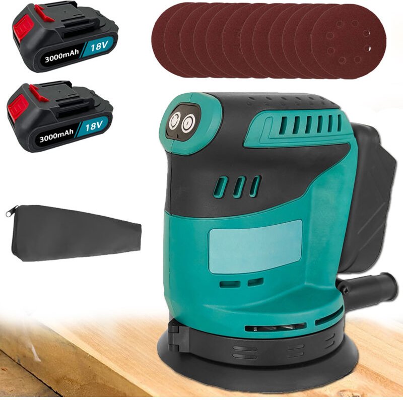 Teetok - Stichsäge,Hochleistungs-125-mm-elektrischer, kabelloser, bürstenloser Winkelschleifer, Schleifmaschine, Schleif...