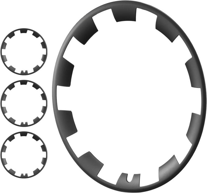 Mophorn Felgenabdeckung Radkappen, 20 Zoll, Modell Y – Passende Radkappe mit Druckknopf, Schutzband und Ventildüsenloch,...