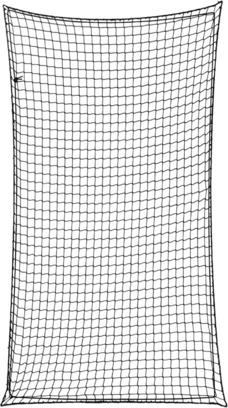 Anhängernetz mit Gummiseil Schwarz 2,7x1,5 m PP vidaXL