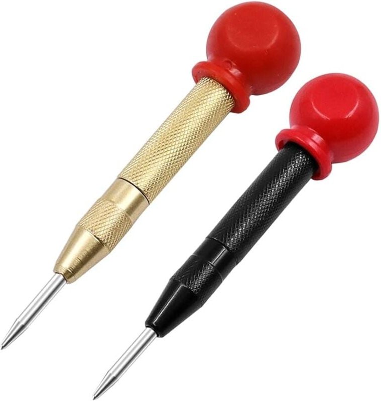 Thumbnail - Stück automatischer Körner, 13 cm, Stahl, automatischer Körner, verstellbarer Schlag, automatischer Körner mit Kappe, pr...