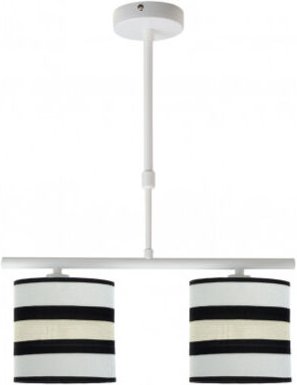 Karla Lampe Weiß/Beige dimmbares Modell - Fabrilamp