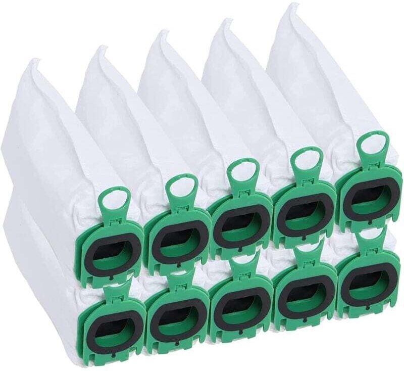 Staubsaugerbeutel kompatibel mit Vorwerk Kobold VB100 vb 100 FP100 fp 100 Staubsaugerfilter, 10 Ersatzfilterbeutel