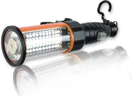 As-schwabe - led Akku Arbeits- und Notfallleuchte 60 LEDs, mit Haken, Klammer und Magnet