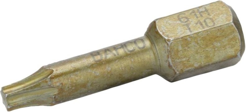 1/4 Extra-harte Torsions-Schraubendreher Bits für TORX-T40-Schrauben 25 mm - 5 Stk./Kunststoffbox - Bahco