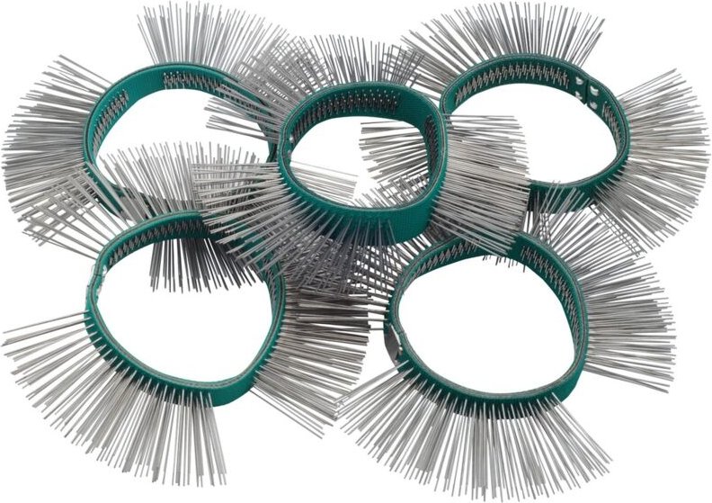 Bürstenband, 11 mm breit, fein, gerade Spitzen - Hazet