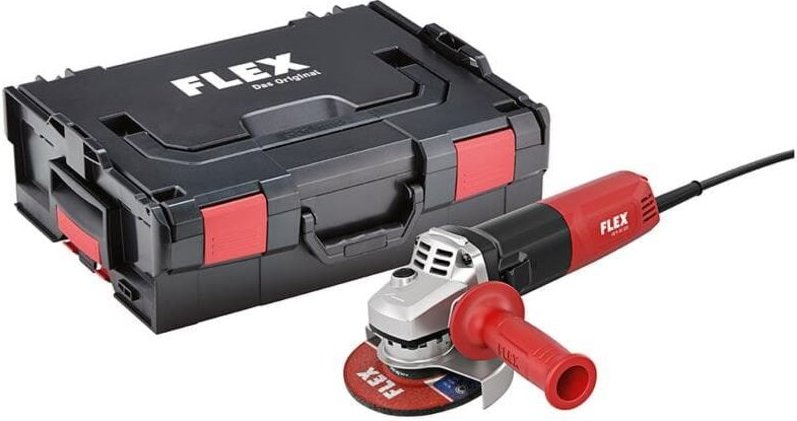Flex - Winkelschleifer le 9-11 125, 125 mm, 900 Watt mit Elektronik in L-Boxx 136