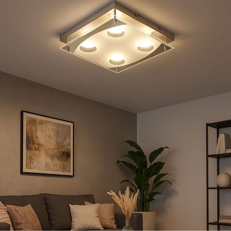 Esto - 12 Watt led Deckenlampe Deckenbeleuchtung Deckenleuchte Lampe Leuchte frisco led 9740032-4