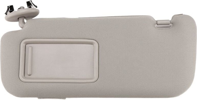 Tlily - Für 2007–2013 Auto-Innenraum-Sonnenblende mit Spiegelschatten, linke Fahrerseite, grau