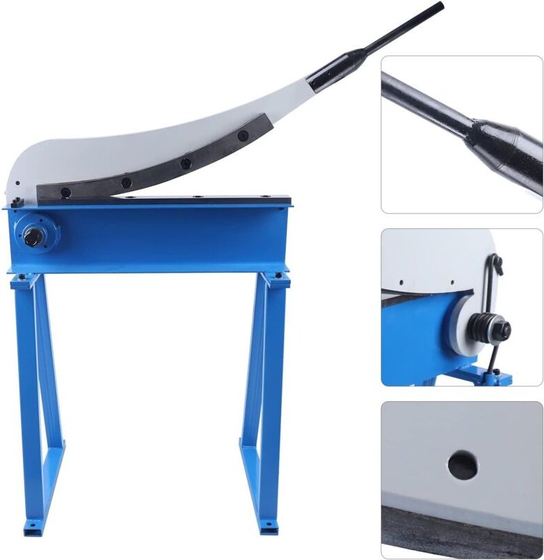 20zoll Blechschere, Handhebelschere mit Rückholfeder Vorgespannt Blech Metall Shear Guillotinenschere Hebelschere Schlag...