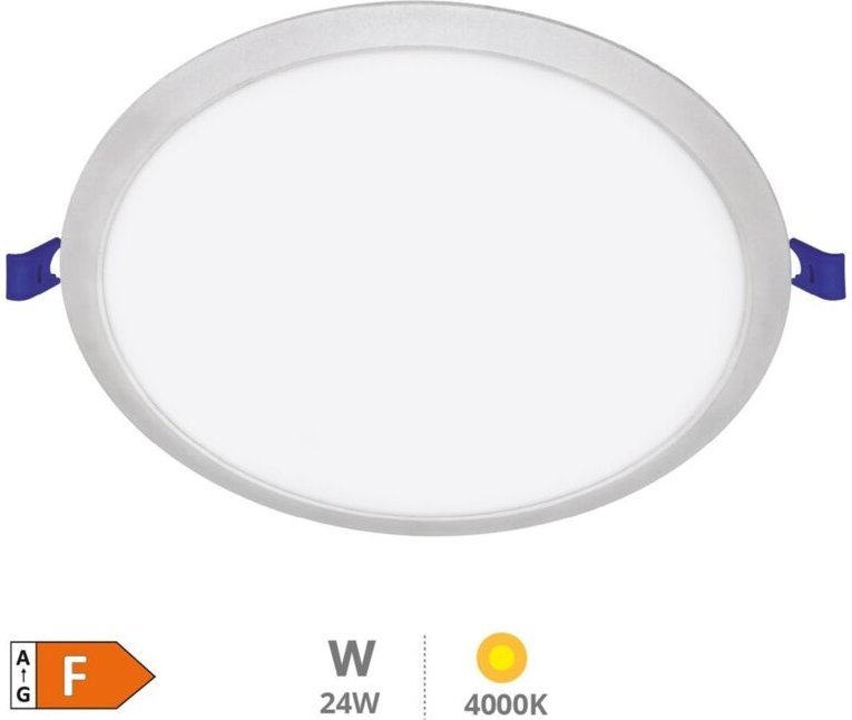 Belur 18W 4000K Grau Runde LED Einbauleuchte