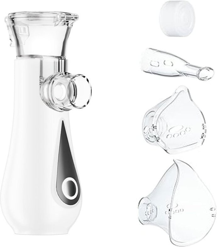 Inhalationsgerät, Ultra Leise Inhaliergeräte für Erwachsene, Kinder, USB-C Inhalator für Babys mit Mundstück und 2 Maske...