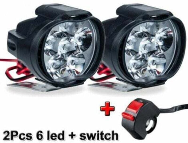 ZVD - Phare led De Moto Phare Auxiliaire De Voiture Lumière De Conduite Appropriée pour Motos Motos Atvs Utvs éclairage ...