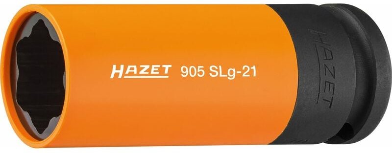 Schlag-, Maschinenschrauber Steckschlüsseleinsatz ∙ Sonderprofil 905SLG-21 ∙ 1/2 Zoll (12,5 mm) Vierkant hohl ∙ Radschra...