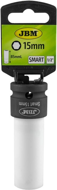 JBM - 1/2' Schlagschrauber-Steckschlüssel für 15mm Leichtmetallfelgen. smart 14172