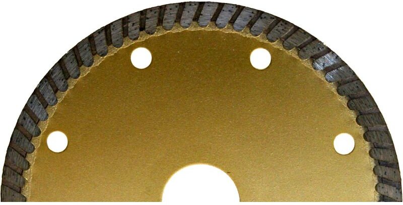 Diamantscheibe, extra dünn, geschlossener rand, ø 125 mm