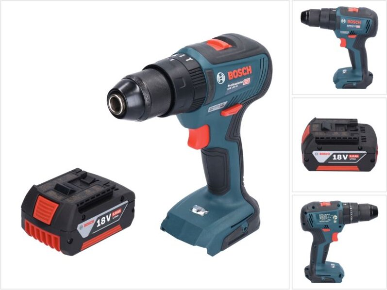 Bosch gsb 18V-55 Professional Akku Schlagbohrschrauber 18 v 55 Nm Brushless + 1x Akku 5,0 Ah - ohne Ladegerät