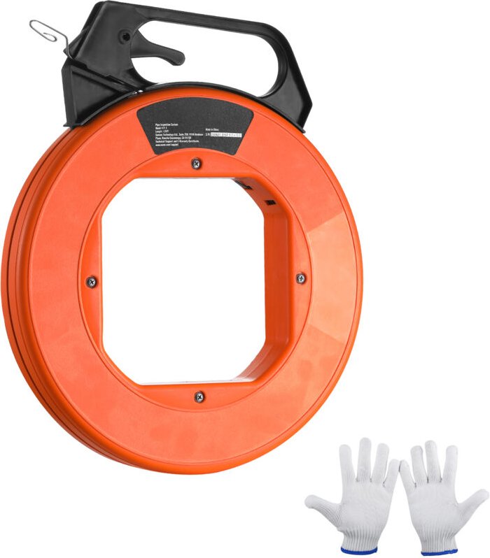 Einziehband, 240 ft, 1/8 Zoll, Stahl, Kabeleinzieher, Wände und Leitungen, nicht leitfähig - Mophorn