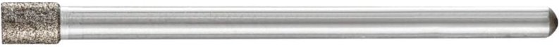 CBN-Schleifstift Zyl. ø 4,0mm Schaft-Ø 3 mm B126 (mit.) zum Schleifen von Bohrungen/Radien - Pferd