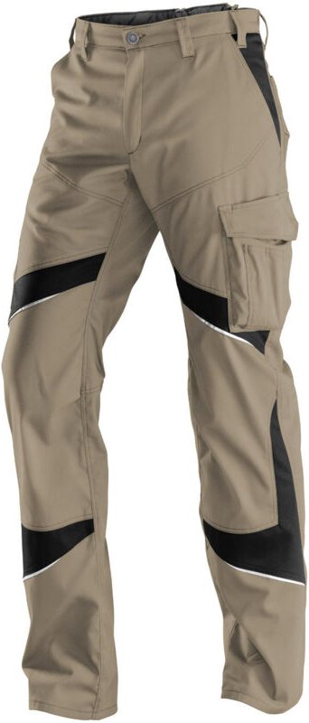Kübler Workwear - Kübler Damenhose activiq 2550 sandbraun/schwarz Gr. 54