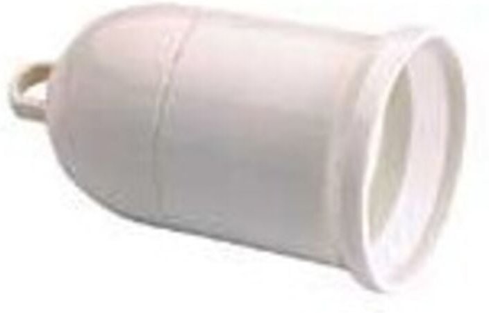 Fassung E27 4A 250V weiß