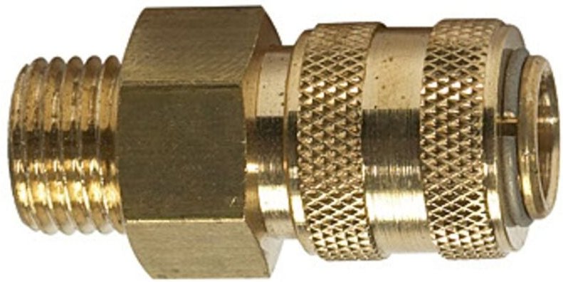 Holthaus Medical - Riegler Schnellverschlusskupplung nw 5 »connect line«, ms blank, g 1/8 ag