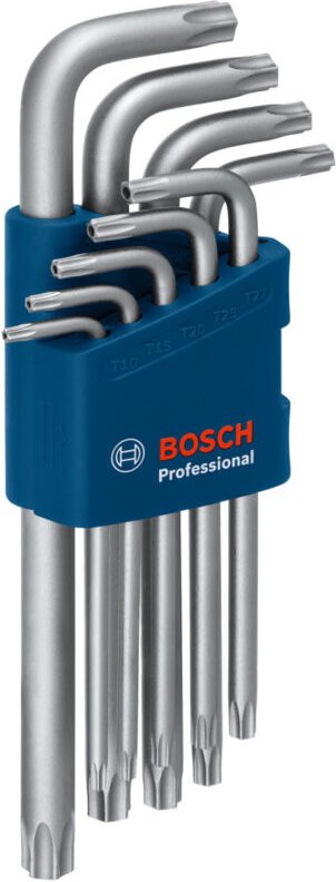 Bosch Professional - Innensechskantschlüsselsatz Torx 9tlg. (1600A01TH4)