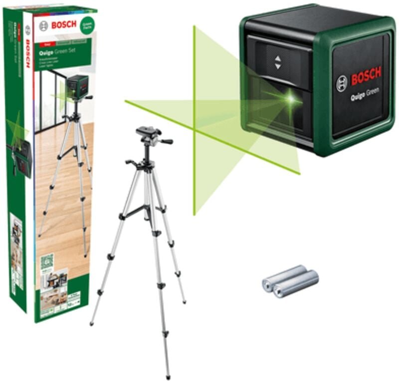 Bosch - diy Quigo Green Set Kreuzlinien-Laser (0603663C04)