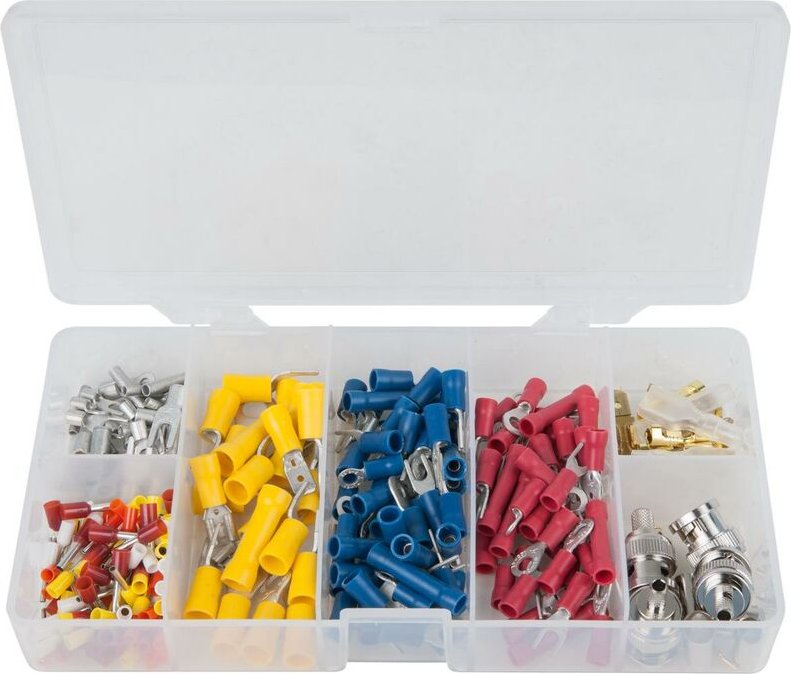 Steckersortiment in Plastikbox 271-tlg