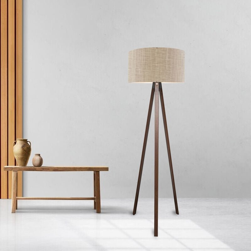 Stehlampe Newport Hellbraun [ Lux.pro