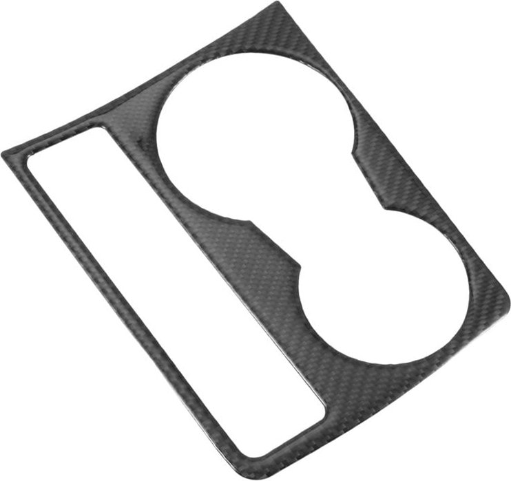 FüR A4 B8 A5 2009 2010 2011 2012 2013 2014 2015 Kohlefaser Mittel Konsole Wasser Becher Halter Abdeckung Verkleidung
