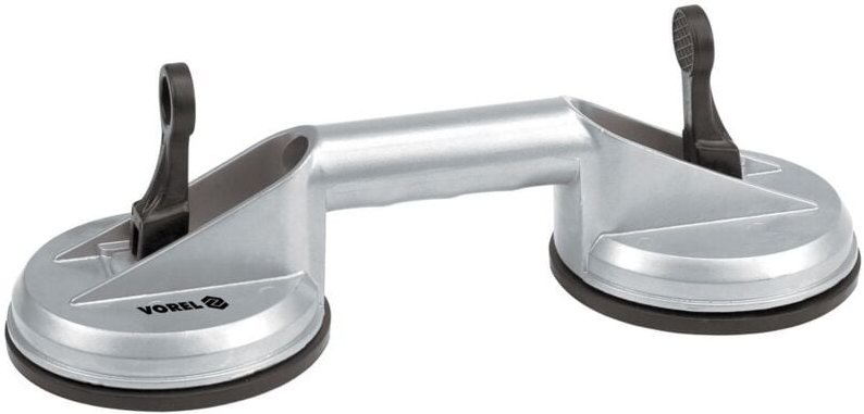 Aluminium-Glashalter 2x115 mm 05312 Vorel