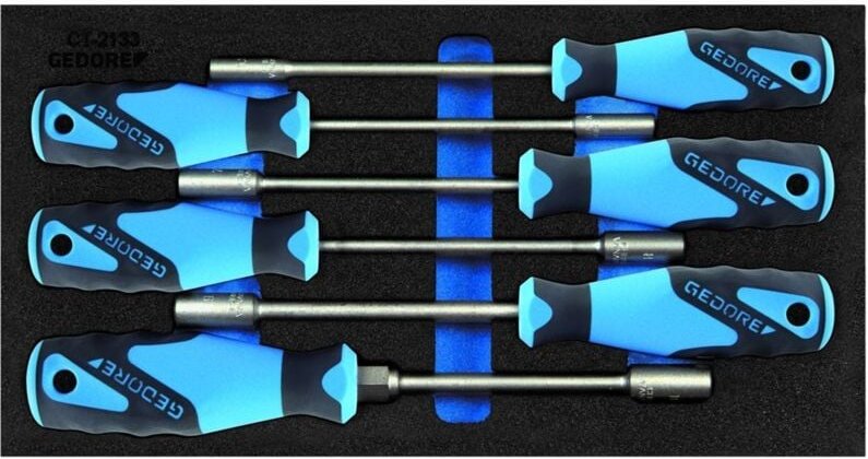 Werkzeugmodul 1500 CT1-2133 6-teilig 1/3-Modul Steckschlüssel SW5-10 mm