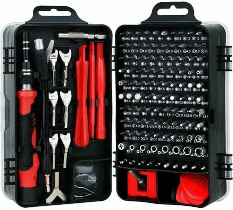 135-in-1 Präzisionsschraubendreher-Set, Mini-Reparaturwerkzeug-Set, Präzisionsschraubendreher-Set aus S2-Stahl für Handy...