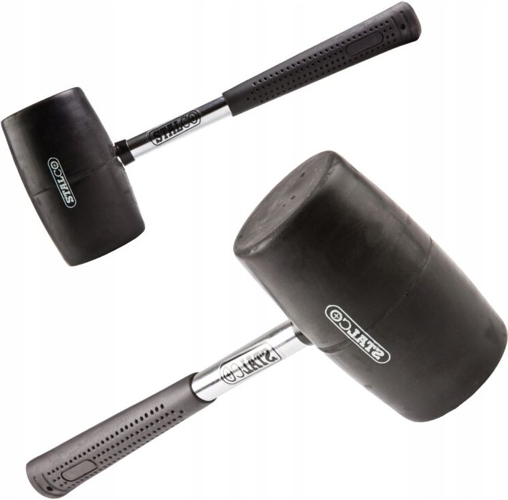 Doppelseitiger Gummi-Pflasterhammer 90 mm