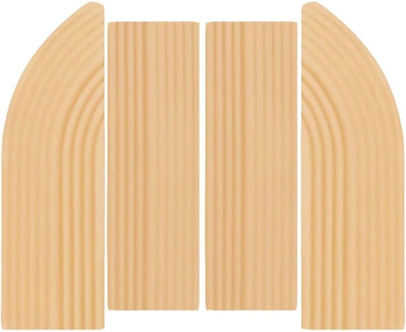 Set mit 4 Gummischwellenrampen, universelle Rampen für Saugroboter und Rollstühle, geeignet für Tür- und Badezimmerschwe...