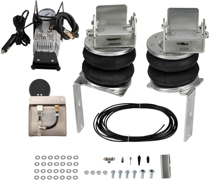 2x Luftfederung Federbalg +12 v Kompressor Set Für Ford Transit Bj. 2001-20202X Luftfederung Hinten + 12V Kompressor Kit...