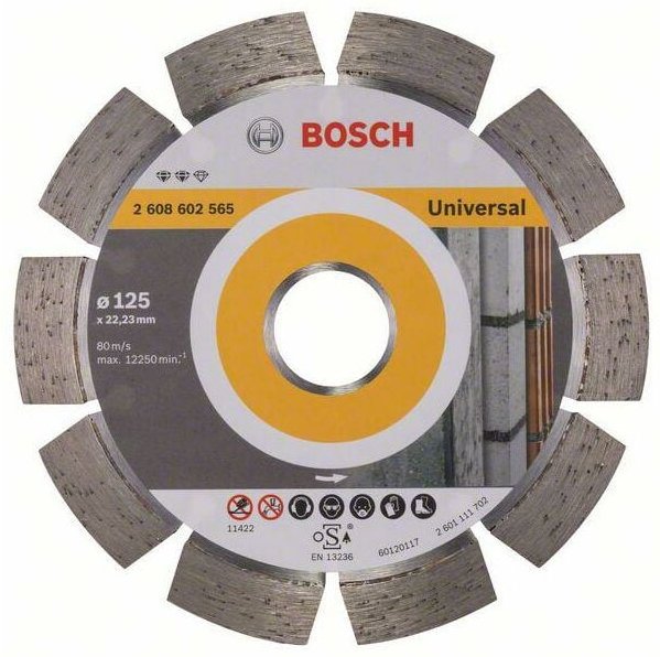 Bosch - Diamanttrennscheibe Expert for Universal 125x22,23 x 2,2 x 12mm 2608602565