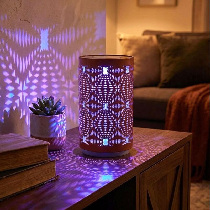 Thumbnail - Globo Lighting - Tischleuchte Beistellleuchte Nachttischlampe Akku rgb Farbwechsel led Touch gold