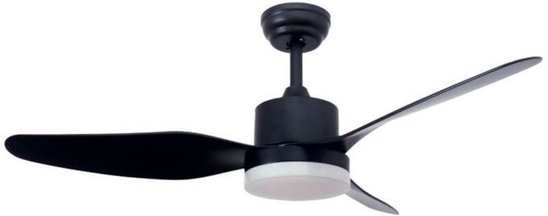 GSC - Bumera Deckenventilator mit einstellbarem CCT-Licht und Ø117 Black-Steuerung