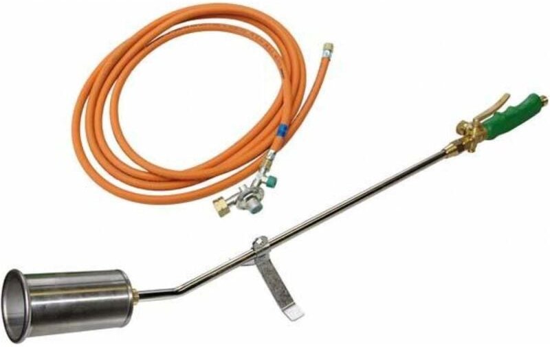 Grün Aufschweiß + AbflammbrenGarnitur mit Schlauch