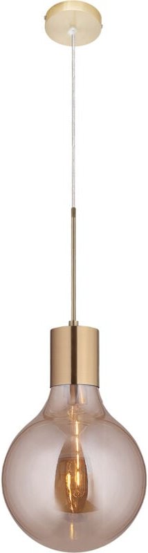 Hängelampe Lumineca Laugo 30x50 cm Farbe Bernstein