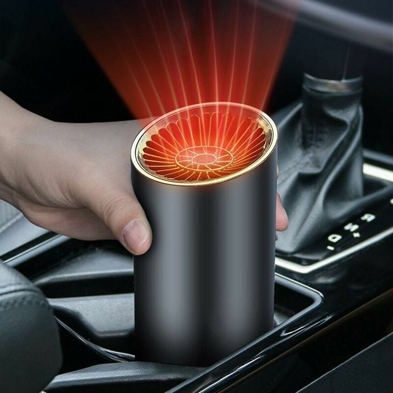 Thumbnail - Auto-Heizlüfter 12 V, tragbare 2-in-1-Autoheizung und -Kühlung, 12 V, 150 W, schnelles Aufheizen, Frontscheiben-Entfrost...