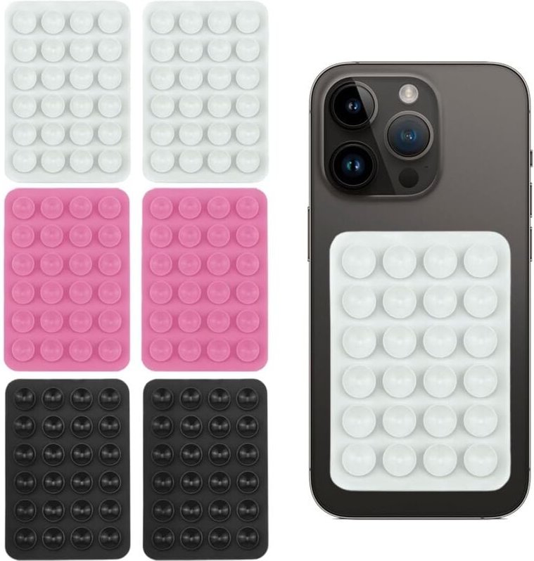 Lntyq - Stück Handy Saugnapf, Silikon Handy Saugnapf Vielseitiger Telefonhalter Auto Saugnapf Hülle für Selfies und Vide...