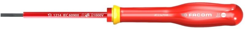 Facom AT2.5X75VE Schraubendreher PROTWIST 1000V 2,5 mm